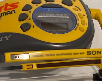 Vintage Sony Sports Walkman WM-SXF44 Cassette AM/FM Mega Bass