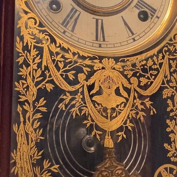 Antique Clock - Etsy