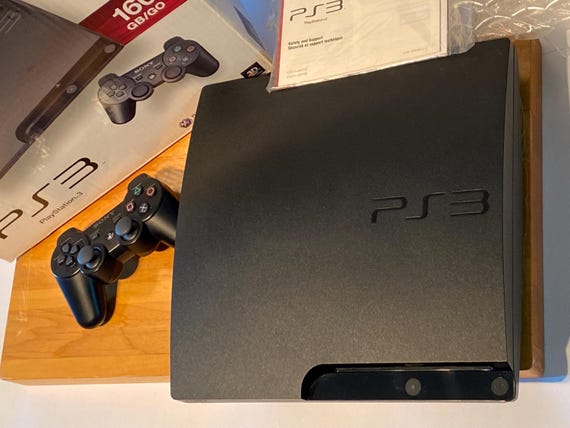 Sale Sony PS3 Playstation 3 160 Gb in Original Box Complete Video Game Console Controller Cables Manuals as is Repair Powers on Free Ship Etsy