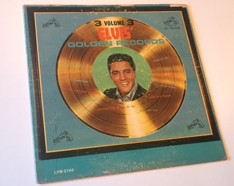 SALE ! ELVIS Presley Golden Records Volume 3 Lpm-2765 RCA Victor 1963 Vinyl Lp Record Rare Free Shipping