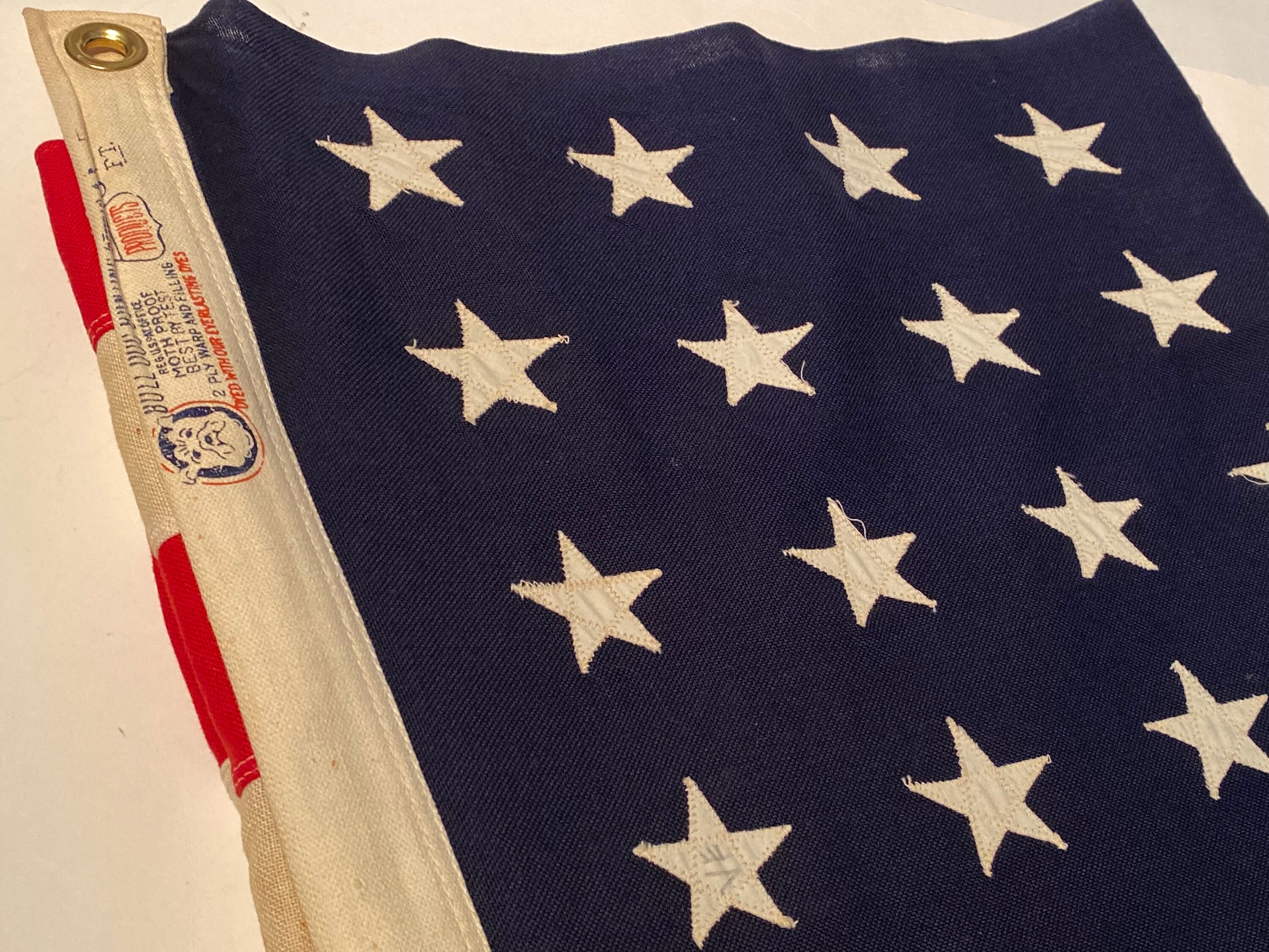 アンティーク ヴィンテージ アメリカ フラッグ 40’s 50’s Antique 48 Star American Flag Mid Century 40s 1950s Wwii