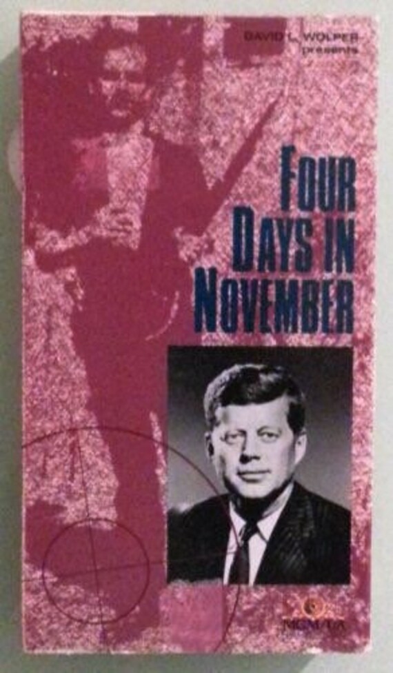 SALE ! Rare JFK 1964 Four Days in November 2hrs 3min Movie Box Vhs  
