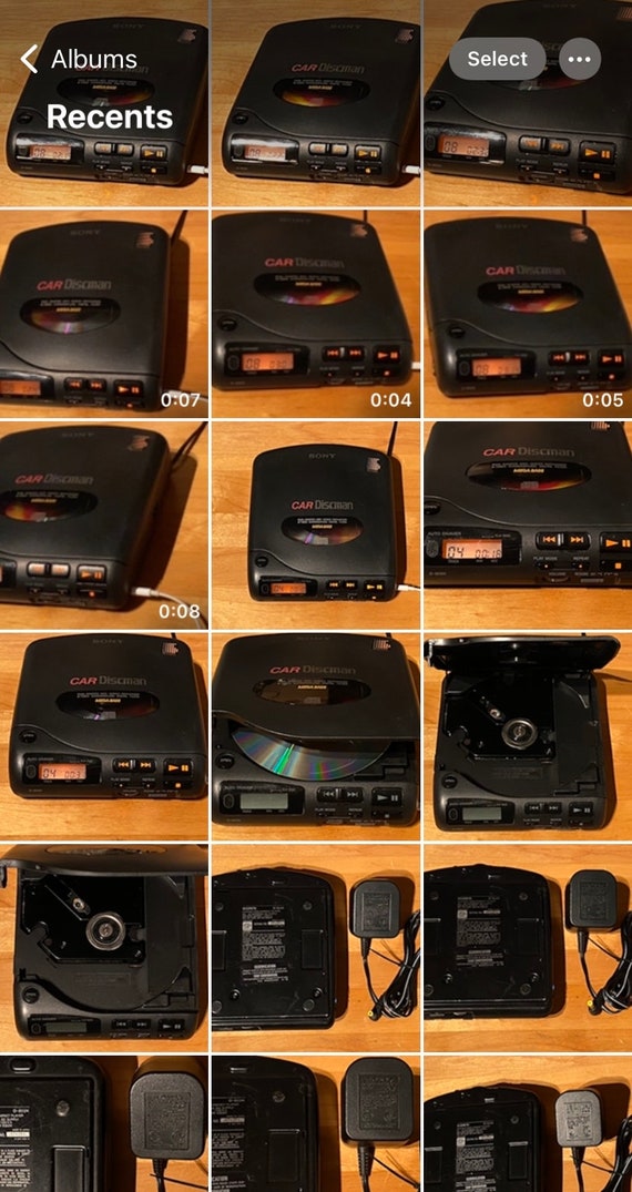 Sale! SONY Discman D-802K Cd Compact Disc Player Lighted