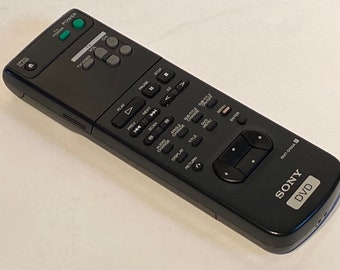 Sale ! Flip Open Original Sony Remote Control RMT-D100A Sony Video Dvd Trinitron TV Dvp-S7000 S7700 Oem Tested Works Like New Nos Free Ship