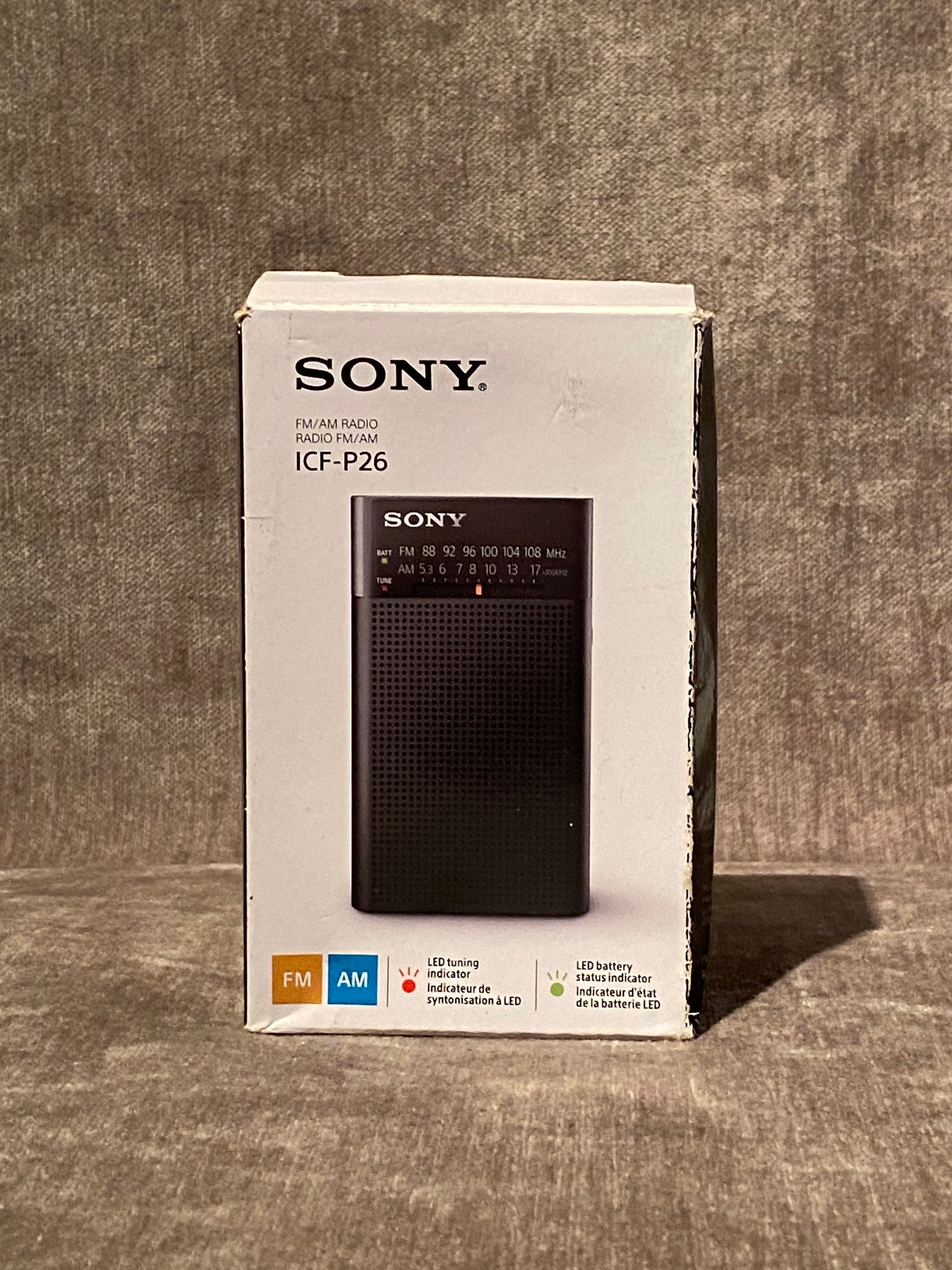 ラジオ・コンポ icf-p26 Amazon.com: Sony ICFP26 Portable AM/FM Radio (Black) Bundles