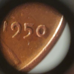 SALE! 1950 Wheat Error Year DDO Lincoln Cent Known Double Die Obverse Year scarce coin penny double image error money currency free shipping