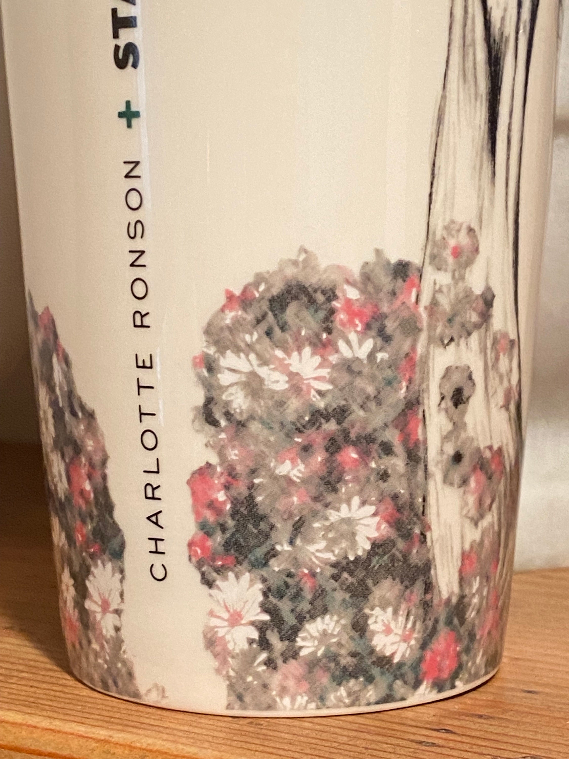 Sale! Original STARBUCKS Charlotte Ronson Ceramic Travel Mug