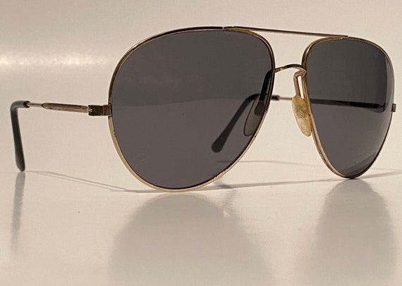 SALE ! Classic 1980s Aviator Sunglasses Shades Qu… - image 9