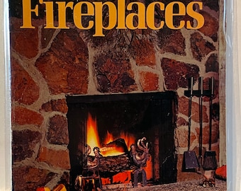 SALE ! Vintage Mid-Century Sunset Book Diy Fireplaces 1960s 1970s 70s RARE Book ! Free Shipping