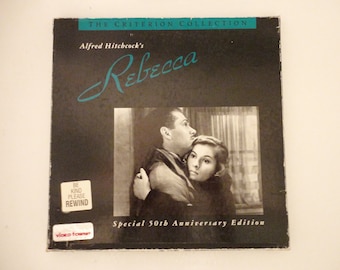 RARE ! Classic 1940 Alfred Hitchcock Rebecca Laserdisc LD The CRITERION Collection Laser Disc Laserdisk Laurence Olivier Joan Fontaine 1940s