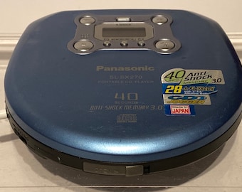 Vintage Panasonic CD Player Model SL- S231C With Car Portable CD