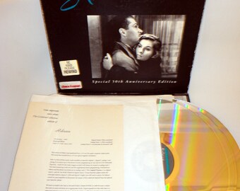 RARE ! Classic 1940 Alfred Hitchcock Rebecca Laserdisc LD The CRITERION Collection Laser Disc Laserdisk Laurence Olivier Joan Fontaine 1940s
