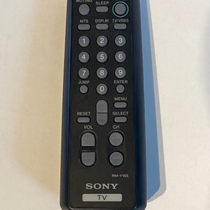 Sale! SONY CRT Trinitron Remote Rm-Y155 Color Tv Television, Kv-20m42 Kv-13m40 more Video Games Gaming Analog Rare Free Ship Oem