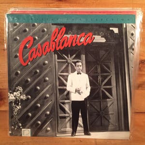 SALE! 1990s Casablanca Criterion Collection Humphrey Bogart Ingrid Bergman Laserdisc Laser Disc Lazerdisc Ld Vintage Classic Movie Free Ship