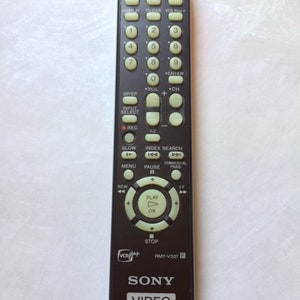 Sale ! Original SONY Remote Control RMT-V307 Sony Video Vcr Video Cassette Recorder Plus Trinitron TV Oem Tested Works Free Shipping