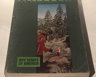 SALE ! 1967 Boy Scouts of America FieldBook Field Book Guide Book Vintage Mcm Mid-century 1960s Rare Free Shipping