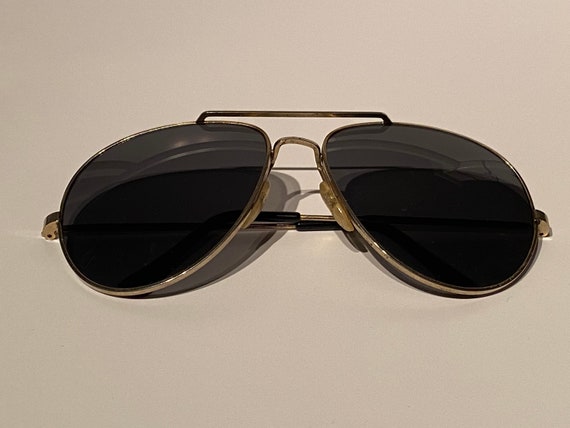 SALE ! Classic 1980s Aviator Sunglasses Shades Qu… - image 5