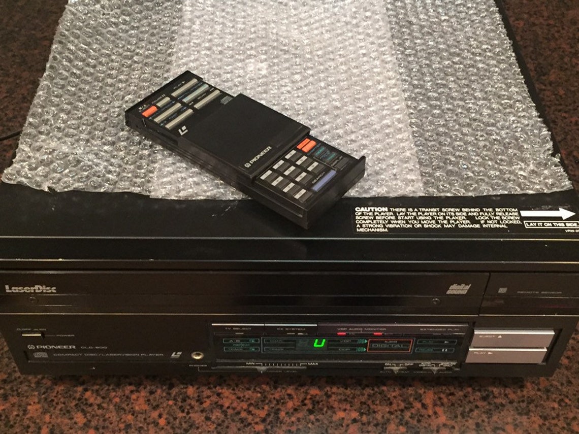 SALE Pioneer Laservision Laserdisc Compact Disc Player Etsy