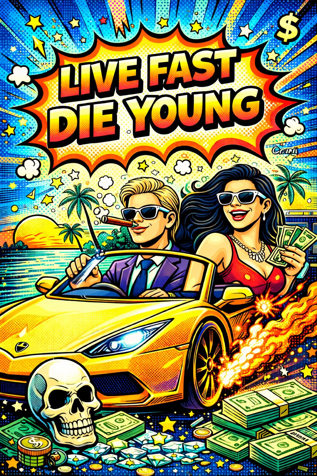 Live Fast Die Young - Etsy