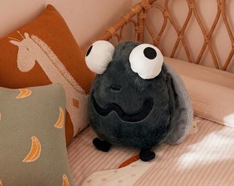 Funny Housefly Plushie-Giant Ugly Fly Stuffed Toy-Quirky Birthday Gift-Weird Creature Cuddle Buddy-Gag Gift for Best Friend-Cute Bug Pillow