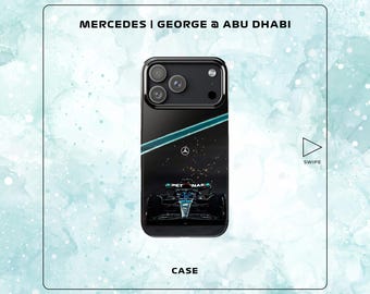 Mercedes George Russell @ Abu Dhabi Phone Case