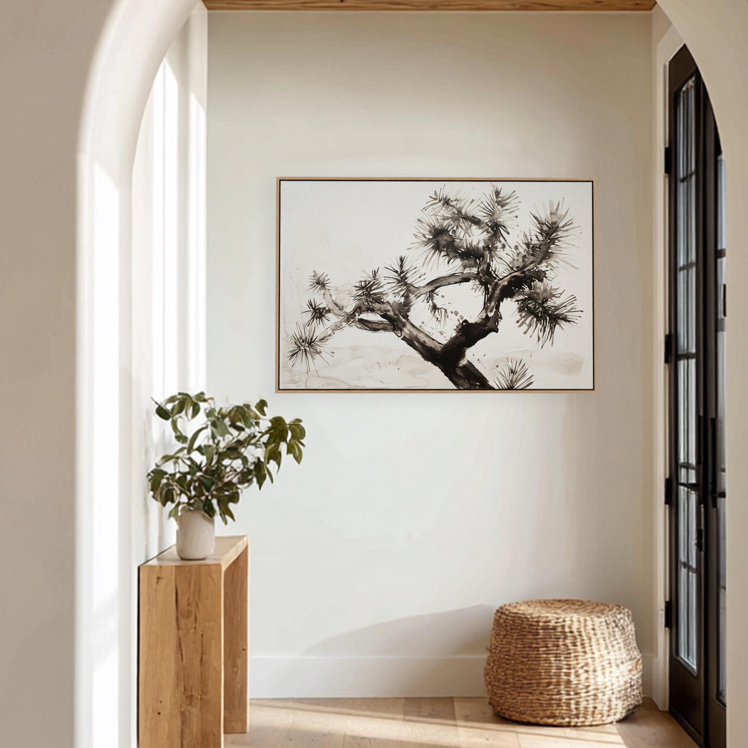 Abstract Joshua Tree Joshua Tree Wall Art – Abstract Desert Canvas Print, Minimal Western ...