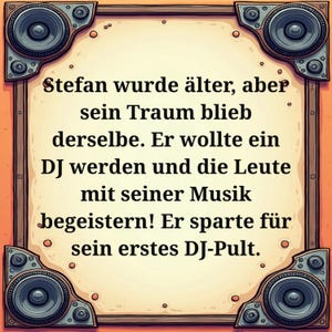 DJ Kinderbuch PDF | Klein Stefan – Vom Keyboard zum DJ Pult | Vorlesegeschichte über Musik für Kinder ab 4 | Sofort Download Bild 3