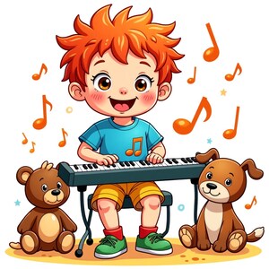 DJ Kinderbuch PDF | Klein Stefan – Vom Keyboard zum DJ Pult | Vorlesegeschichte über Musik für Kinder ab 4 | Sofort Download Bild 4