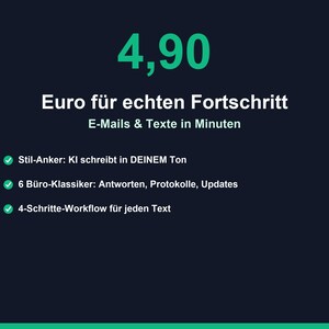 AI gebruiken op het werk | Minicursus Duits: e-mails, sms'jes, notulen van vergaderingen + regels voor gegevensbescherming | ChatGPT | Direct downloaden afbeelding 3