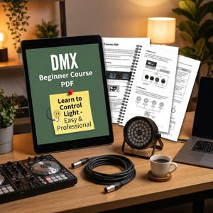 DMX Basic Course for DJs (PDF) | Learn Lighting Control for Beginners | DJ Light Setup & Lighting Technology Fundamentals | German | Instant Download image 5