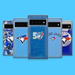 Toronto Blue Jays mobilskal basebolllag för Google Pixel 10, 10Pro, 9, 9Pro, 8A, 8, 7A, 6A, Samsung S26, S25, S24, A16, iPhone 17