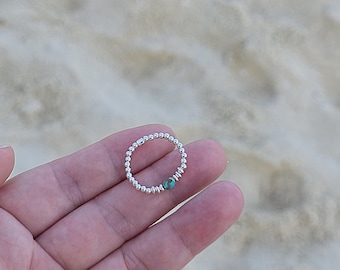 Maricilla Ring — Sterling Silver & Turquoise | Almost There Collection