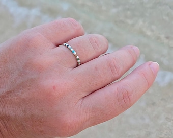 Kla Ring — Sterling Silver & Miyuki | Almost There Collection