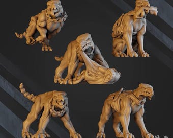 Midnight Sun Covenant Anunnaki Tribe Watchdogs | Sci-Fi infanterieminiaturen op heroïsche schaal van 32/28 mm