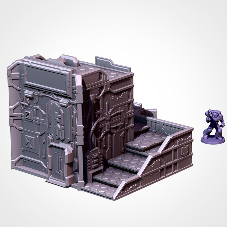 Sci Fi City | 32/28mm Wargaming Scenery and Miniature Terrain Building 5