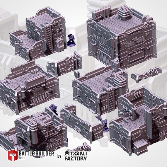 Sci Fi City | 32/28mm Wargaming Scenery and Miniature Terrain