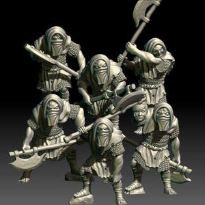Troglodyte Executioners | 28mm Scale Fantasy Infantry Miniatures