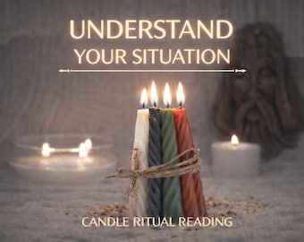 Rituale personalizzato con candele e lettura / Chiarezza, intuizione, verità nascoste, guida energetica