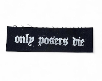 Only Posers Die SLC Punk Patch