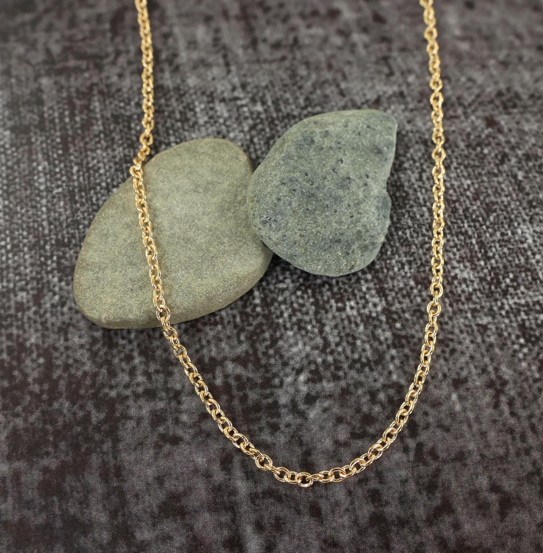 Open Circle Pendant Necklace with Pyrite Accents 14k Gold-plated Sterling Silver, 29-inch Open Circle Pendant Necklace with Pyrite Accents 14k Gold-plated Sterling Silver, 29-inch