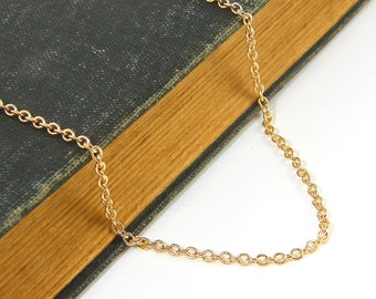 36 Inch Gold Chain Necklace Long Gold Chain |CH1-G36