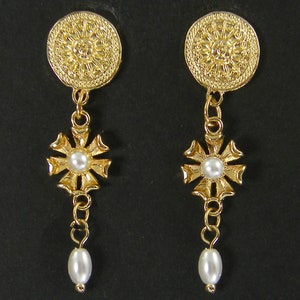 Antique Silver Boho Flower Teardrop Dangle Drop Clip Earrings Sieraden Oorbellen Clipoorbellen Jewelry For her |EC2-72 Silver Bohemian Clip on Earrings 