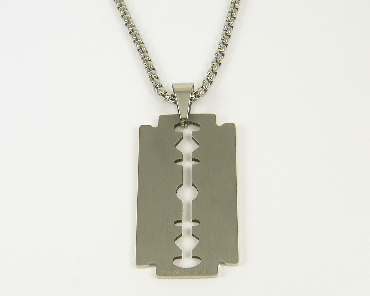 Razor Blade' pendant - .925 Sterling Silver – El Señor