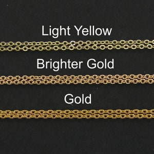 24 Inch Gold Chain Necklace CH1-G24 image 3