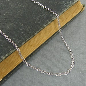 silver chain with small clasp