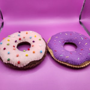 Hand Stitched Felt Donuts