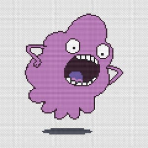 Lumpy Space Princess Cross Stitch Pattern