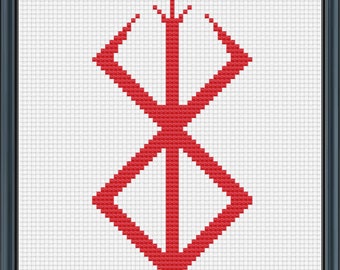 Berserk Brand of Sacrifice Cross Stitch Pattern