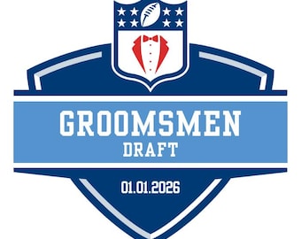 NFL Groomsman Proposal Logo