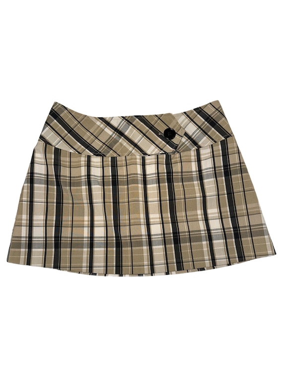 Y2K Le Château Plaid Mini Skirt | Vintage Made in Canada | Low Rise